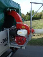 Aspirateur de feuilles sur Ridelles camion François et fils TNK08