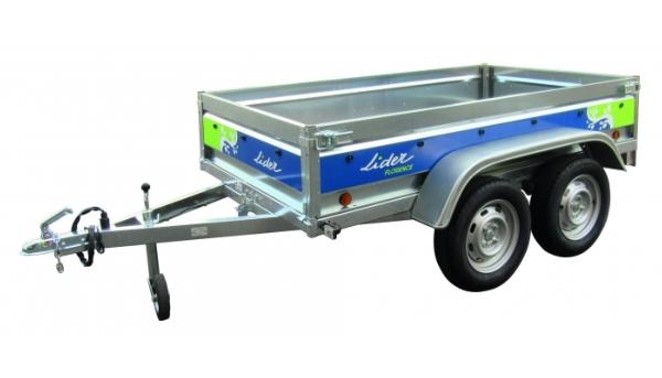Remorque routière bagagère Galva 233 500kg - Lider