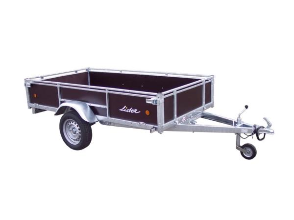 Remorque routière bagagère 39460 1 essieu - Lider