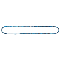 Anneaux de cordes Ellipse - EN 566 - EN 795B Bleu - 0.80 m