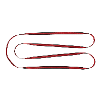 Anneaux de sangle Ellipse - EN 566 - EN 795B Rouge - 1.50 m