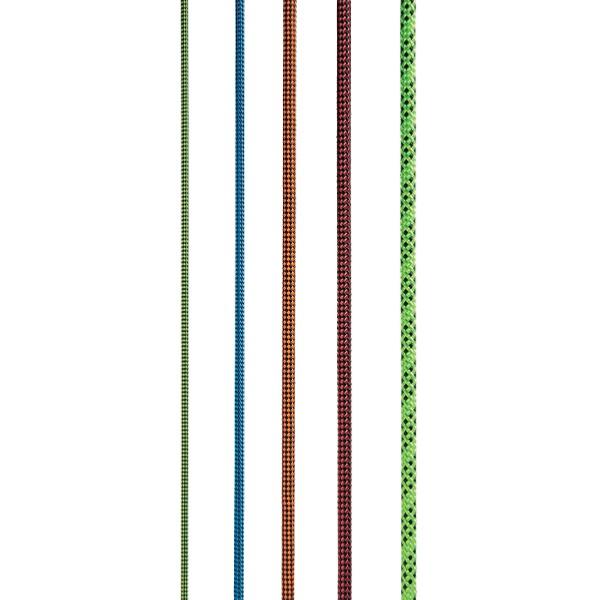 Cordelettes auxiliaires - Conforme EN 564 5 mm - Noir/Bleu - 10 m en sachet