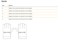 Gants anti-coupure design A main gauche - 2XD2